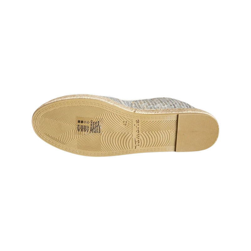 Espadrile dama Tamaris argintii paietate Espadrile dama Tamaris cu paiete argintii,marimea 42 incaltaminte second hand premium