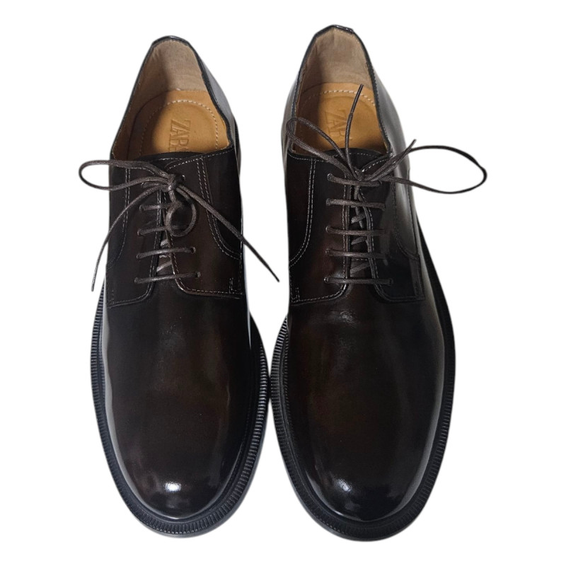 Pantofi casual barbati Zara, marimea 45, maro inchis Pantofi casual barbati Zara, marimea 45, maro inchis