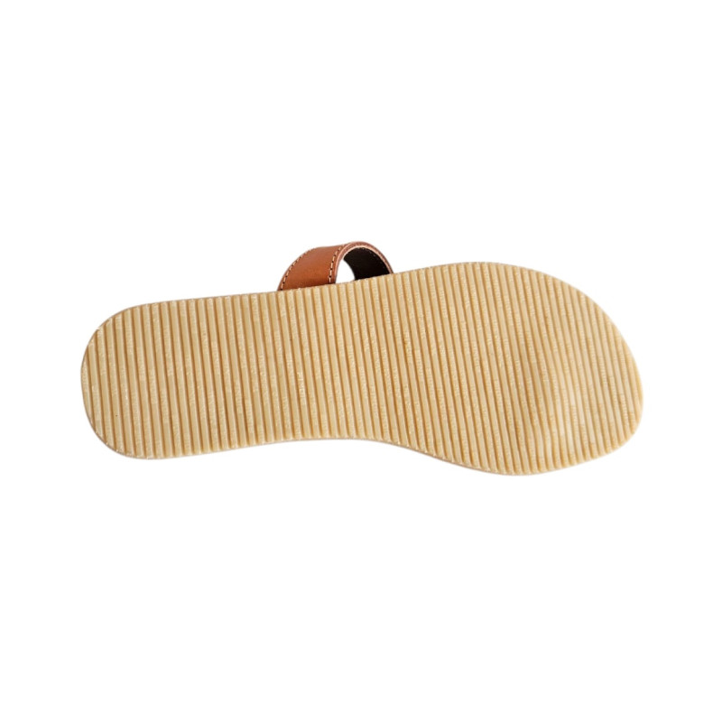 Papuci dama din piele Findig, maro, marimea 40 Papuci dama din piele Findig, maro, marimea 40