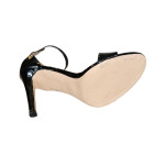 Sandale dama Catwalk cu toc inalt, lac negru, marimea 40 Sandale dama Catwalk cu toc inalt, lac negru, marimea 40