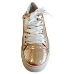 Sneakers aurii din piele Kennel&Schmenger, marimea 40 Sneakers aurii din piele Kennel&Schmenger, marimea 40