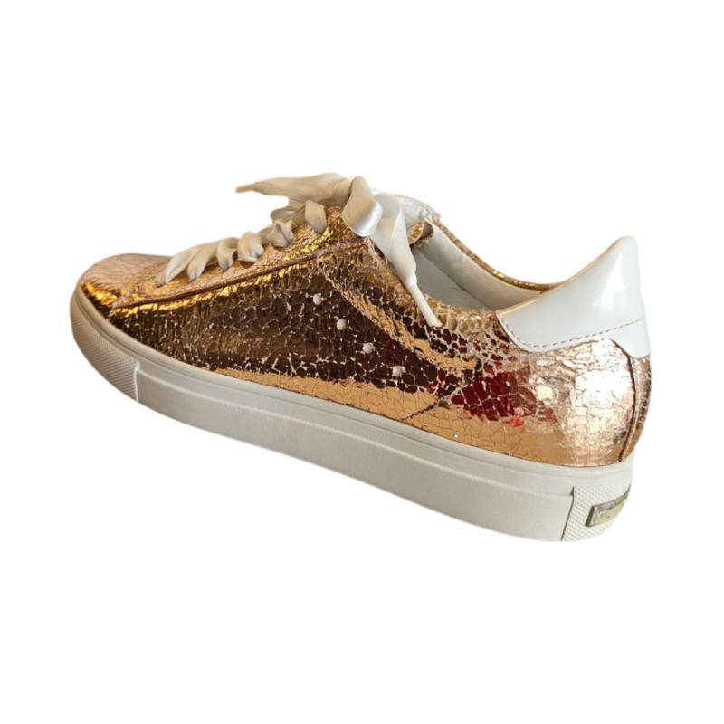 Sneakers aurii din piele Kennel&Schmenger, marimea 40 Sneakers aurii din piele Kennel&Schmenger, marimea 40